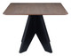 Lisse Espresso Rubberwood Square Dining Table