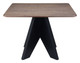 Lisse Espresso Rubberwood Square Dining Table