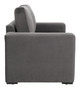 Jide Gray Rubberwood and Polyester Sleeper Sofa