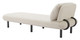 Aperto Beige Aluminum and Olefin Chaise for Outdoor Use