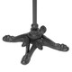 Alfresco Gray Cast Aluminum Iron Square Dining Table for Outdoor Use