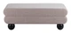 Davao Gray Rubberwood and Polyester Bench