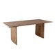 Nara Dining Table in Caramel, 80 x 40 x 30 Inches for Dining Room Furniture