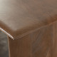 Nara Dining Table in Caramel, 80 x 40 x 30 Inches for Dining Room Furniture