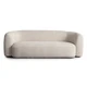 Ocean Sofa, Performance Fabric or Fabric, 90-Inch W x 37-Inch D x 28-Inch H