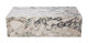 Ark Viola Coffee Table, Viola Marquina Marble, 48 in. W x 24 in. D x 14 in. H