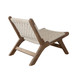 Laurel Chair in Woven Rope / Caramel, 26 x 32 x 28 Inches, Fully Assembled