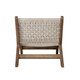 Laurel Chair in Woven Rope / Caramel, 26 x 32 x 28 Inches, Fully Assembled