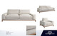 Fallon Sofa, Barley Fabric / Wood Frame, 101-Inch W x 39-Inch D x 34-Inch H