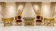 Antique Baroque Vanity Console Mirror & Table Set