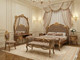 Royal Heritage Walnut & Mocha Velvet Master Suite