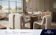 Lana Dining Chair in Camel Looped Shearling, 20 in. W x 30 in. D x 32 in. H