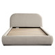 Ocean Queen Bed, Performance Fabric or Fabric, 72 in. W x 92 in. D x 42 in. H