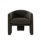 Leyah Chair, Camel or Moss Performance Velvet, 30 in. W x 30 in. D x 29 in. H
