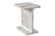 Iris Table, Natural or Black Marquina Marble, 12 in. W x 15 in. D x 18 in. H