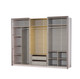 Nirvana Bedroom (Queen Bed & Dresser With Mirror & Ottoman & 2 Nightstand With Back )