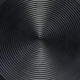 Vortex Table in Black, 29 x 29 x 18 Inches for Living Room Accent Furniture