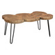 Joss Table in Live Edge Acacia Wood Log, 39-Inch W x 28-Inch D x 18-Inch H