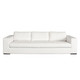 Muse Sofa in Mist White Performance Fabric, 110 in. W x 40 in. D x 32 in. H