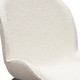 Session Dining Chair in Ivory Boucle, 19-Inch W x 21-Inch D x 34-Inch H