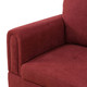 Red 3-Piece Upholstered L-Shaped Sectional Sofa with Chaise and Lift-Top Storage