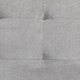 Light Gray 3-Piece Pineapple Fabric Sectional Sofa with Left-Facing Chaise