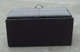 Gray Linen Lift-Top Storage Ottoman with Tufted Cushion and Tapered Legs