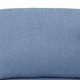 Grayish Blue 2-Piece Calico Sectional Sofa with Left-Facing Chaise and Dark Legs