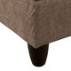 Coffee Brown 3-Piece Flannel Sectional Sofa with Left-Facing Chaise and Lift-Top
