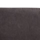 Brown 2-Piece Flannel Modular Loveseat with Double Track Arms and Nailhead Trim