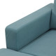 Lake Green 2-Piece Calico Sectional Sofa with Right-Facing Chaise and Track Arms