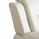 White 3-Piece Faux Leather Living Room Set with Sofa Loveseat and Armchair