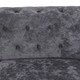 62.5-Inch Black 2-Piece Flannelette Corner Sectional Sofa with Rolled Arms