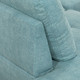 Water Green 3-Piece Flannel Sectional Sofa with Right-Facing Chaise and Lift-Top