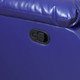 Dark Blue 3-Piece Semi-PU Reclining Living Room Set with Cup Holder Consoles
