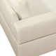 Beige 2-Piece Linen-Look Sectional Sofa with Left-Facing Chaise and Reclining