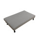 Gray Calico Convertible Sleeper Sofa with Adjustable Construction and Cushioning