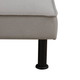 Gray Calico Convertible Sleeper Sofa with Adjustable Construction and Cushioning