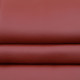 Black and Red 3-Piece Cow Leather Living Room Set with Wood-Tone Arm Trim