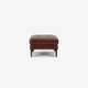 Chocolate Brown 4-Piece Top-Grain Leather Living Room Set with Sofa Loveseat