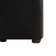 Black and White Cat-Scratch Leather Square High Stool with Tufted Cushion