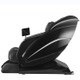 A15S Black Full-Body Electric Massage Chair with Enclosed Foot Compartment