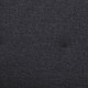 Black Linen Convertible Sleeper Sofa with Adjustable Construction and Cushioning