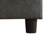 Dark Gray 2-Piece Flannelette Pull-Out Sleeper Sectional with Right-Facing