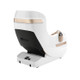 A26 White Full-Body Electric Massage Chair with Integrated Arm Panels and Design