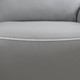 Light Gray 3-Piece Breathable Leather Power Reclining Living Room Set with LED