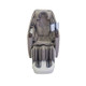 A21 White Full-Body Massage Chair with Coordinated Lower Section and Seat Arm