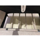 Gray 2-Piece Linen-Style Pull-Out Sleeper Sectional Sofa with Storage Chaise