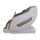 A21 White Full-Body Massage Chair with Coordinated Lower Section and Seat Arm
