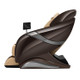 A08S Brown Full-Body Electric Massage Chair with Enclosed Foot Compartment